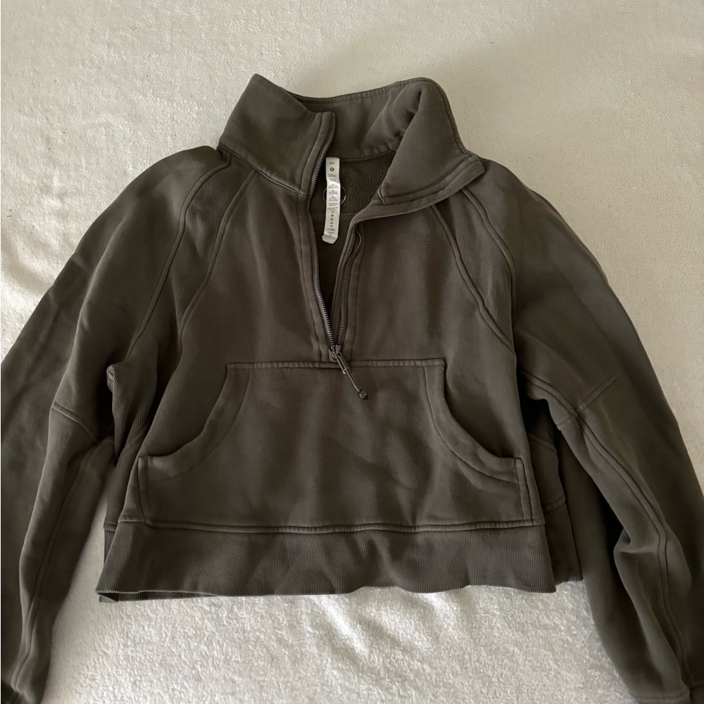 army green lululemon scuba